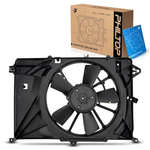 PHILTOP 624520 Radiator Cooling Fan Assembly, Compatible with 2017-2022 Compass, Replace # 624520, CH3115193, 68249185AD, CH3115193P, CH3115193N, CH3115193DSC, CH3115193D, CH3115193C by PHILTOP - Used condition - US$114.11