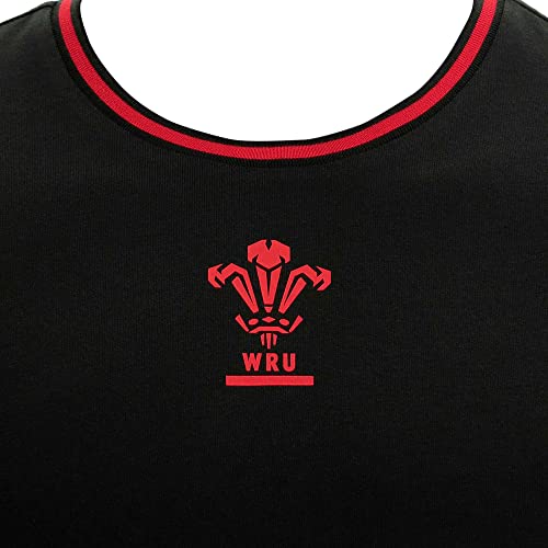 Macron welsh rugby 2021/22 black leisure t-shirt, Blue - Image 3