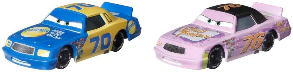 Disney Cars Toys 3, Floyd Mulvihill & Crusty Rotor 2-Pack, 1:55 Scale Die-Cast Fan Favorite Character Vehicles for Racing and Storytelling Fun, Gift for Kids Age 3 and Older