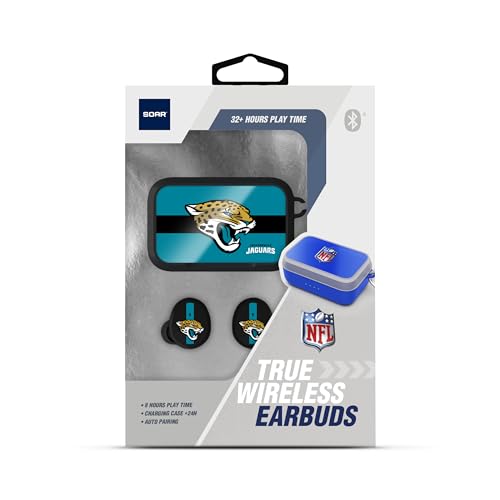 Image of SOAR NFL Wireless Sport Earbuds: Comfortable Fit & Convenient Charging
