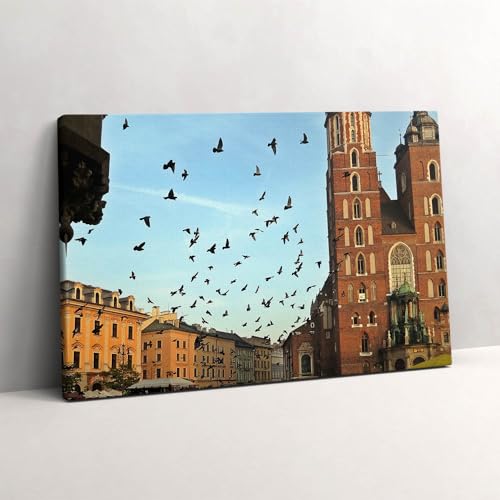 Tableau photo sur toile 60x40cm Cracovie pour habiller un mur vide