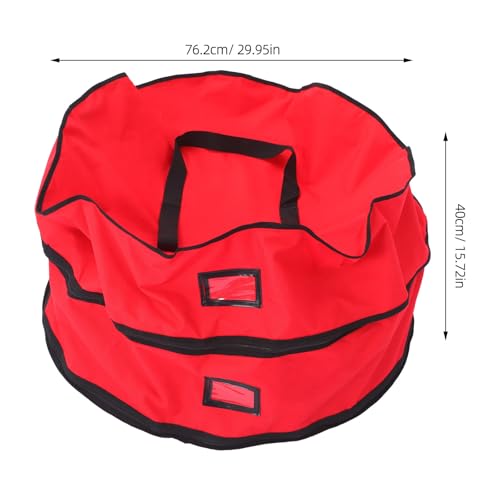 Bolsa de coronas navideñas con compartimentos dobles que evitan deformaciones 3