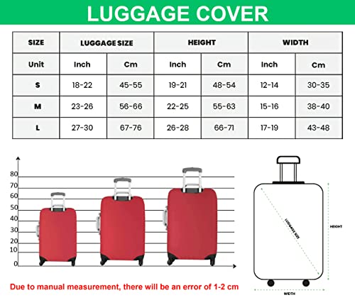 Thuha Tree Shop Personalized Name Black Women Luggage Cover 3 Sizes, black women luggage covers for suitcase (Style 13)4