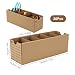 Lxmxgk Parts Bins with Dividers, Cardboard Storage Boxes, Pantry Organizer Boxes, Parts Bins Organizer for Shop, Kraft Cardboard Storage Bins for Shelves Classroom Garage Office Organization (20)