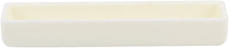 uxcell Corundum Alumina Crucible Boat 33ml Sample Holder Furnaces 121x30x16mm