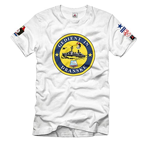 T-shirt RSB 731 Blanc XXL avec motif signal de l'équipage de Dranske