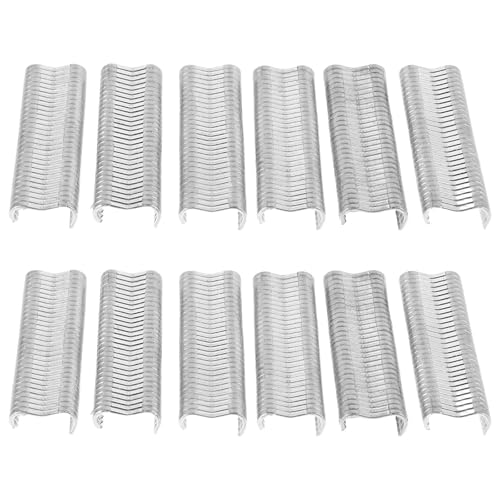 jojofuny Clips en M pour Cages d'Animaux 600 Pièces Fixation Sécurisée pour Cages à Lapins et Poulaillers en Treillis Métallique
