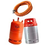 Homelux - 300060 wąż gazowy butan z zaciskami 1,5 m