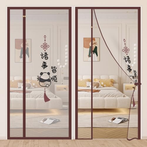 Moustiquaire magnétique de terrasse pour chambre et salon