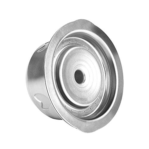 Ajcoflt Cápsulas de cápsulas reutilizáveis de cápsula de aço inoxidável ajustadas com adulteração de