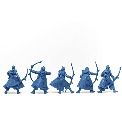 Fantasy Battles Theme Creature Mini Action Figure Playset- Elves 2ʺ Fantasy Figures - XL 1/32nd Scal