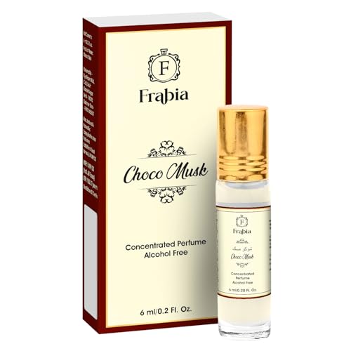Image of Choco Musk 6ml ATTAR /ITTAR No Alcohol LONG LASTING Roll On Perfume for Men and Women | Chocolate, Vanilla, Cinnamon and Spicy Fragrance Notes | Ideal for Gift