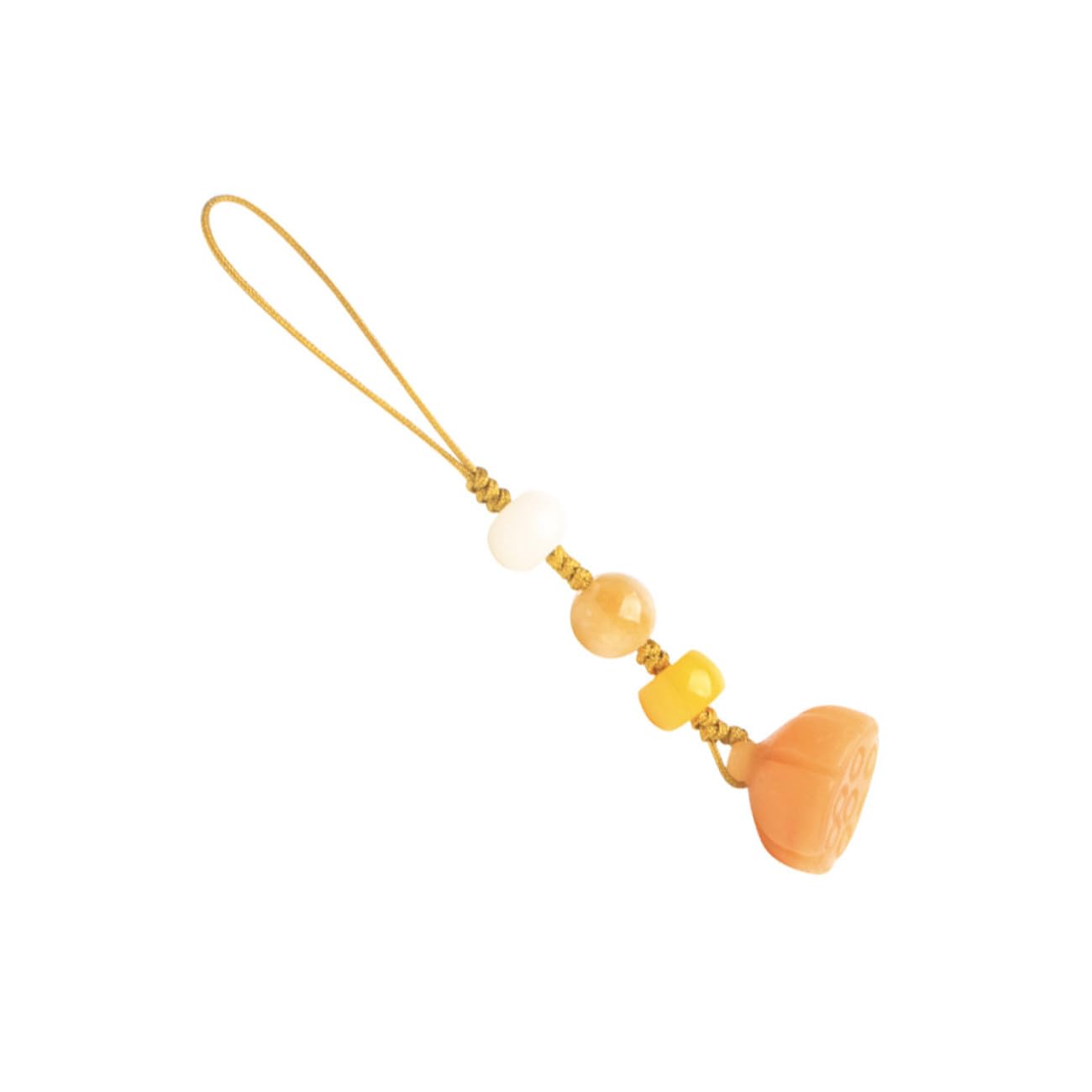 SHINEOFI Colgante de Jade de Vaina de Cuerda Decorativa para Teléfono y Accesorios para Claves Disks y Elegante para Jade