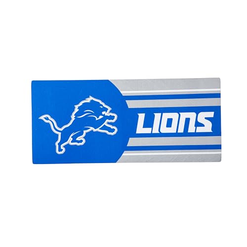 Team Sports America NFL Detroit Lions Sassafras Switch Mat Inserts, Interchangeable Front Door Mat Outdoor Entrance, Indoor Door Mats for Entryway, 22 x 10 Inches Sassafras Doormat Inserts