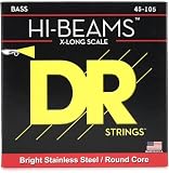 DR Strings Hi-Beam Round Core Bass Medium X-Long Scale