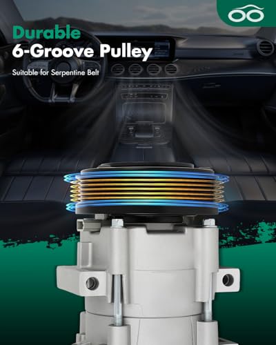 Image of SCITOO 2001-2007 AC Compressor for Ford Escape 3.0L A /C Compressor for Ford Contour 2.5L 1995-2000, for Mercury Mariner 3.0L 2005-2006, for Mercury Mystique 2.5L 1995-2000 Fast Cooling