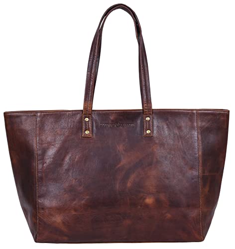Bolso de cuero Antonio Valeria Avery Tote para mujer miniatura 5