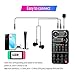 Ghostface Voice Changer, Multifunctional Portable Recording Ghost Face Voice Changer Box, Featuring 9 Sound Effects and Dazzling Colour Lights for Gaming Streamers and Recording