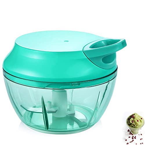 TYNZLM Eiscrusher, Crushed Ice-Maschinen,eine Mini-Crushed-Ice ​für Den Haushalt, Nimmt Keinen Platz EIN Und Eignet Sich Für Die Zubereitung Köstlicher Smoothies Kalter Getränk,Blue Cover