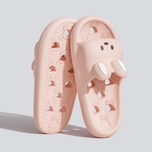 Chaussons mignons pour l'été – Pantoufles d'intérieur pour femme – Pantoufles antidérapantes pour salle de bain, piscine, plage, maison – Pantoufles à bout ouvert avec coussin doux – Confortables – vue 6