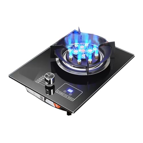 Placa De Gas, Estufa De Gas De 7,2 Kw con Protección contra Fallas De Llama, Escritorio De Cocina De Gas con Fuego Feroz De 13 Cavidades Y NG/GLP Integrado For Acampar En Casa Al Aire Libre(NG)