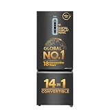 Haier 325 L 2 Star Frost Free Triple Inverter Double Door Bottom Mount Refrigerator, Digital Touch Display & 2X Bigger Fresh Storage (HEB-332GBA-P, GE Black, 14 In 1 Convertible Modes, 2026 Model)