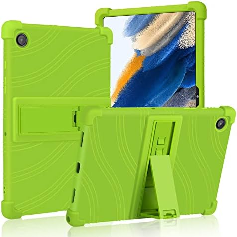 Samsung Galaxy Tab A8 Case 10.5 Inch 2021(SM-X200/X205/X207), ATOOZ Soft Silicone Case for Samsung Galaxy Tab A8 10.5 Tablet Shockproof Case Samsung A8 Tablet Case with Stands (Purple)
