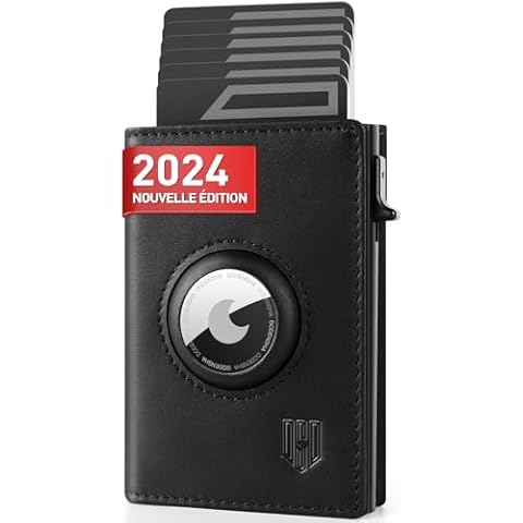 Portefeuille DODENSHA® AirTag avec protection RFID Cover