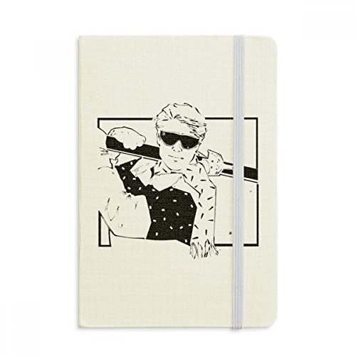 Carnet de ski A5 avec couverture tissu de qualité supérieure DIYthinker