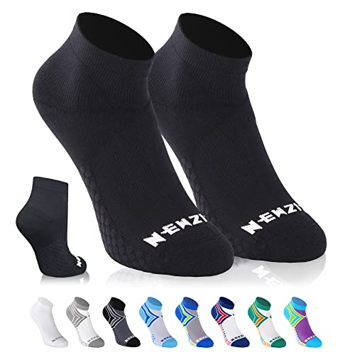 Image of NEWZILL Ankle Compression Socks for Men & Women, Cushioned Low Cut Compression Running Socks with Ankle Support