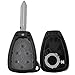 KEYALL 2 Pack 3 buttons Remote Control Car Key Fob 2011-2013 for Chrysler 200 3.6L KOBLEAR1XT,10443537 for Chrysler PT Cruiser 2007-2009