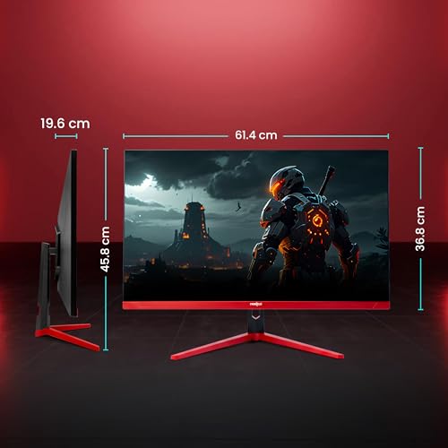 Image of FRONTECH 27-Inch QHD 2K Gaming Monitor (2560x1440) | 180Hz Refresh Rate | IPS Panel | HDMI & DP Dual Input | RGB Backlight | Eye Care | Wall Mount | 3-Year Warranty (MON-0085P)