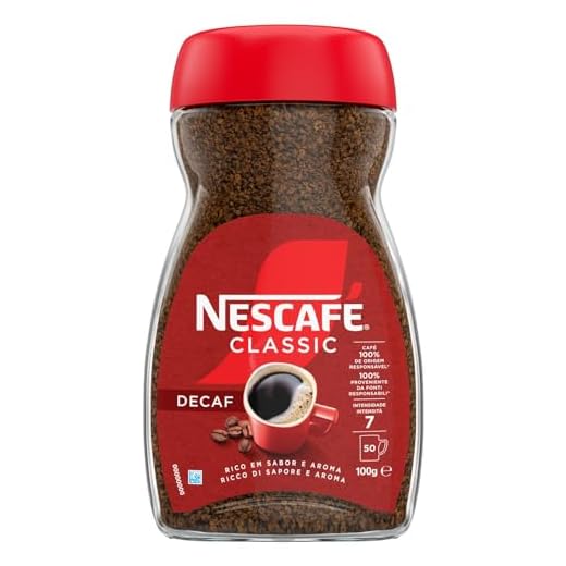 NESCAFÉ Decaf Caffè Solubile Decaffeinato, 1 Barattolo da 100g