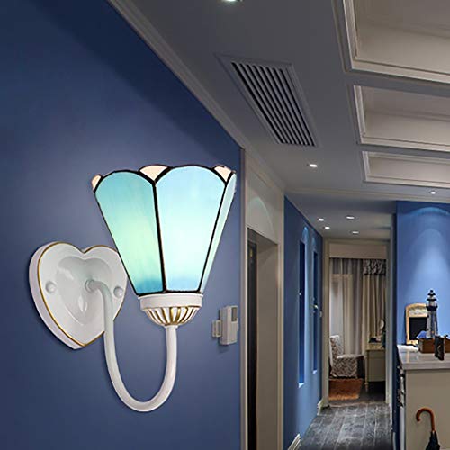 Lampe de chevet de la chambre applique murale blanche