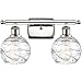 Innovations 516-2W-PN-G1213-6-LED Small Deco Swirl 2 Bath Vanity Light Part of The Ballston Collection, Polished Nickel