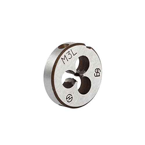 Aexit M3 Metric Dies Screw 20mm OD Dia Steel Round Threading Die Thread Hex Threading Dies Cutting Tool