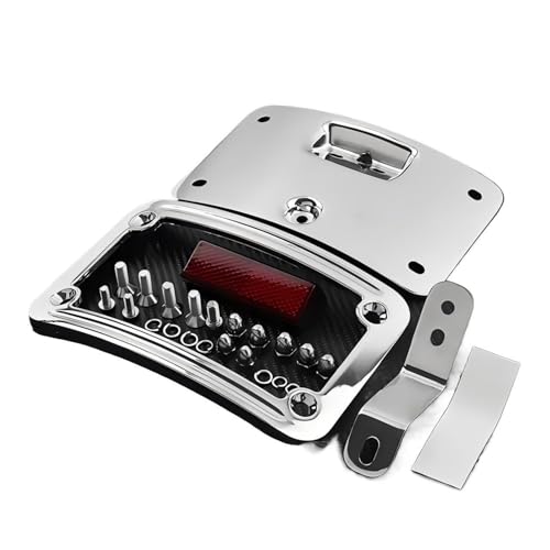 Montage plaque d'immatriculation pour moto Harley Softail Heritage Classic FLSTSC cadre argent