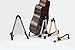 Acoustic Guitar Stand,Wise World Portable Guitar Stands fits All Type of Guitars and Basses (Metal-Silver)