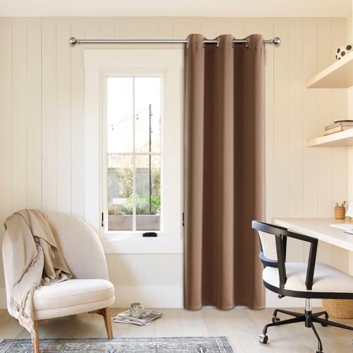 ChrisDowa Blackout Curtains Door Curtain 84 Inch Curtains Closet Drapes