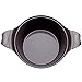 Cook N Home 4.2 Quart Nonstick Ceramic Coating Die Cast High Casserole Pan with Lid, Blue