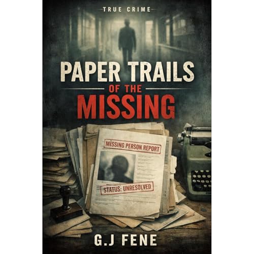 Paper Trails of the Missing Audiolibro Por G.J Fene arte de portada