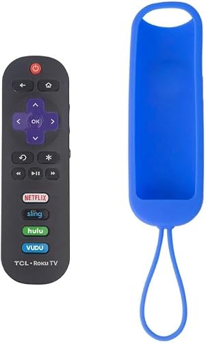 Generic Silicone Case Compatible With Rc280/Rc282 Remote – Oval, Sea Blue, 2 Pack