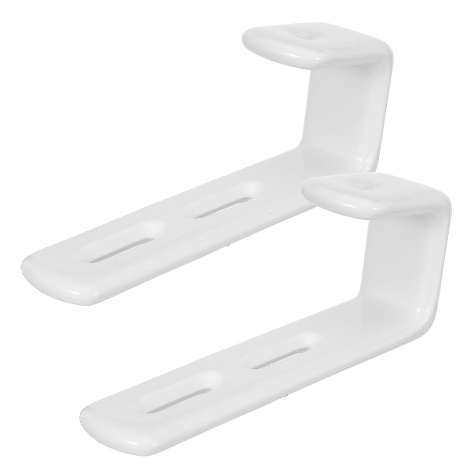 Ganchos de escalera de litera en J de hierro de 2,5 cm para camas altas, pack de 2
