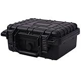 munitionskoffer abschließbar Farbe: Schwarz vidaXL Universalkoffer mit Schaum Kamera Objektiv Schutz Koffer 27x24,6x12,4 cm