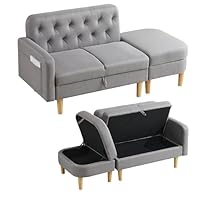 Amazon｜オーエスジェイ(OSJ) ソファ ソファー 2人がけ 収納付き 幅