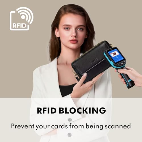 HillDog Small Purse Bag for Women, RFID Purse Wallet Crossbody Bag, Cellphone Wallet Bag with Vegan Leather for Girls3