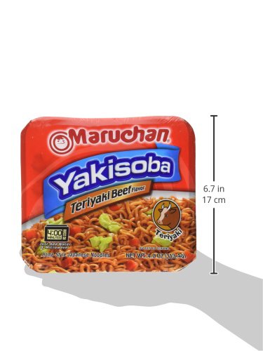 Maruchan 41789007071 Yakisoba Teriyaki Beef, Japanese Instant Ramen Noodles thumb #6