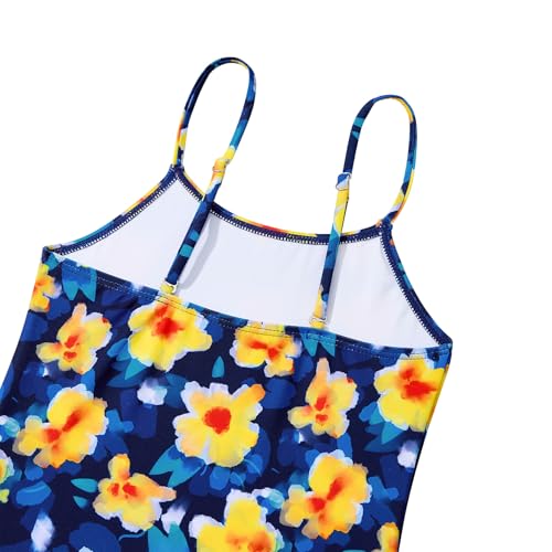 Image of Zando Girls Bathing Suit Size 2-10 Years - Cute Toddler Swimsuit Girl Adjustable One Piece Swimwear for Summer Beach Wear