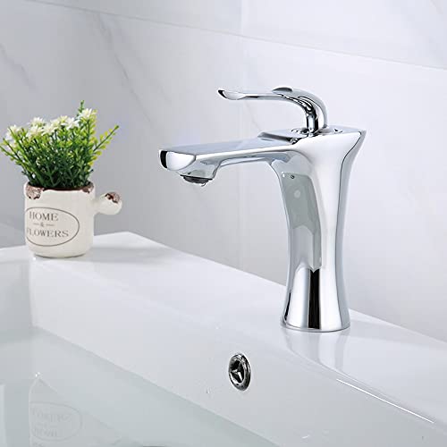 Robinet de lavabo anti-éclaboussures mitigeur eau chaude froide pour remplacer un vieux robinet