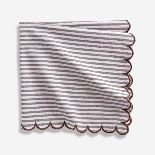 Image of FINGERCRAFT Cloth Napkins Set of 6 | 20x20 Inches | 100% Cotton